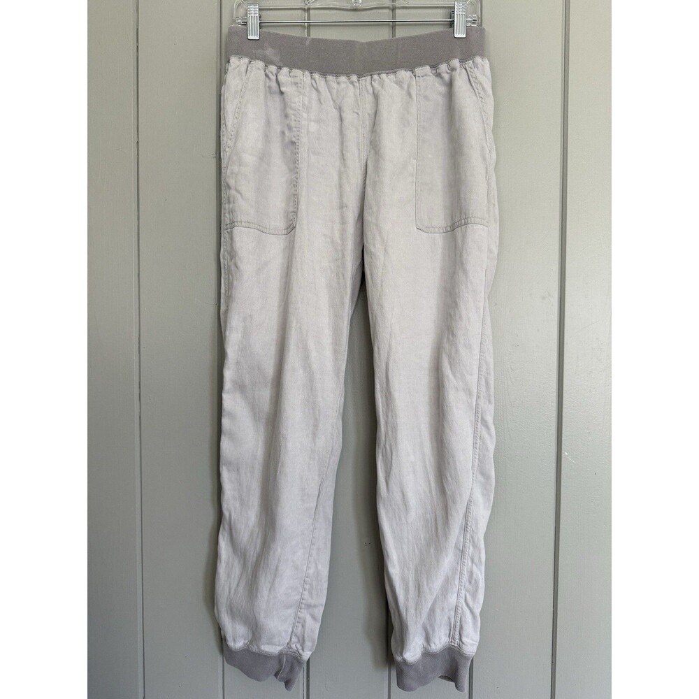Faherty Pants M Medium Gray Day Pant Jogger Arlie Pull On Pockets